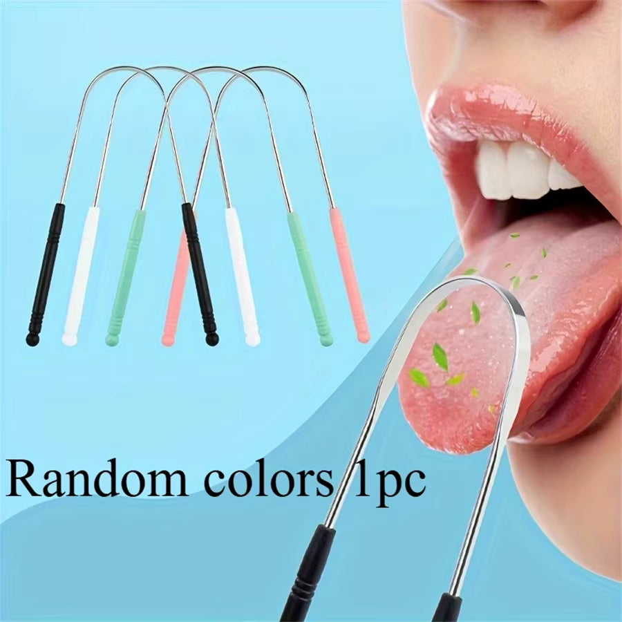 Stainless Steel Tongue Scraper - Fresh Breath