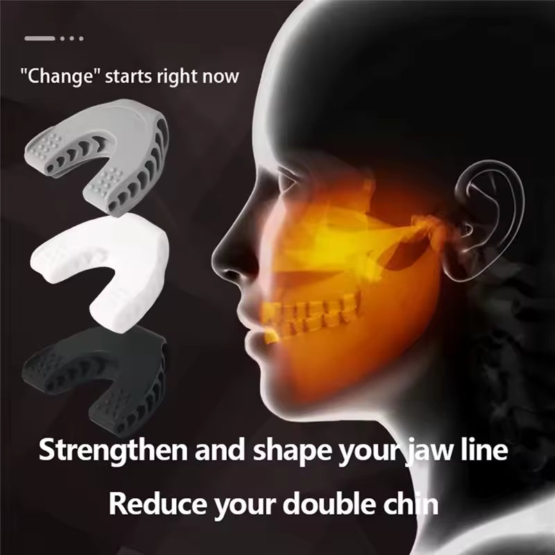 U Shape Jaw Exerciser - Jawline Face Fitness Muscle Chew Ball